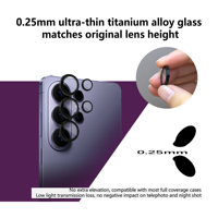 Protection d'objectif d'appareil photo mobile anti-reflet intégrale personnalisée, film de protection en verre pour Samsung S26 Ultra S26+