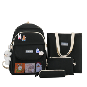 MARKSMAN-Bolso de moda <span class=keywords><strong>para</strong></span> chicas <span class=keywords><strong>adolescentes</strong></span>, conjunto de 4 piezas, mochila escolar bonita, <span class=keywords><strong>2022</strong></span> - Product Image 4