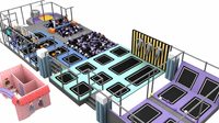 Système de terrain de jeu gonflable doux et ludique pour enfants, équipement de terrain de jeu intérieur pour enfants