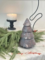 Ornement de Noël en marbre naturel sur mesure STONEKOCC, décoration d'ambiance de Noël, ornement pour la maison
