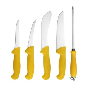 Coltello <span class=keywords><strong>da</strong></span> cucina <span class=keywords><strong>macellaio</strong></span> <span class=keywords><strong>Set</strong></span> 6 pz professionale in acciaio inox ristorante coltello per filetto di pesce con manico in plastica - Product Image 6