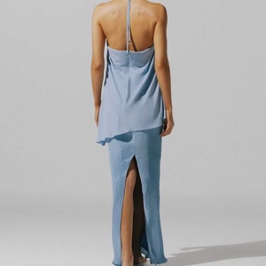 Robe de soirée longue pour femmes, sexy et élégante, à col profond en V, amincissante, décolleté plongeant - Product Image 2