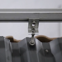 Boulons de fixation solaire photovoltaïque à double filetage en acier inoxydable SUS304 pour toiture métallique avec écrous de blocage, installation rapide et taille personnalisée