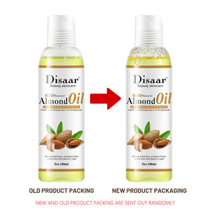 Aceite de masaje corporal de almendra Disaar, aceite orgánico natural puro, Aceite Esencial Hidratante iluminador para Spa - Product Image 5