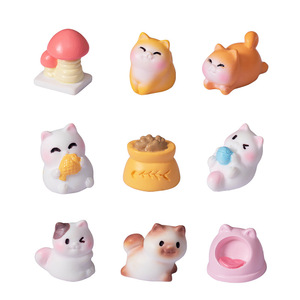 Figurines en résine de chatons miniatures Dp pour décoration de maison de poupée, ornements de chat mignons pour bureau - Product Image 5