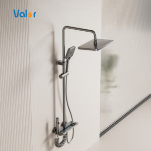 حنفيات شجاعة خضراء ترموستاتية للبيانو قابلة للتعديل مجموعة دش استحمام بخاخ نفاث وتدليك ناعم للأمطار - Product Image 6