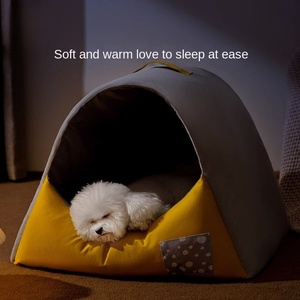 Universal Small <strong>Dog</strong> <strong>Kennel</strong> Supplies Four Seasons Semi-Enclosed Cat Nest Durable <strong>Heating</strong> <strong>Dog</strong> Bed Box and Carton Packing - Product Image 3