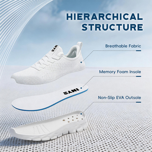 Chaussures décontractées pour hommes Printemps-Été 2026, avec empeigne personnalisée, semelles épaisses rehaussantes, antidérapantes, en denim, design petit blanc tendance - Product Image 5