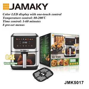 <span class=keywords><strong>Friggitrice</strong></span> <span class=keywords><strong>ad</strong></span> <span class=keywords><strong>Aria</strong></span> Calda <span class=keywords><strong>ad</strong></span> Alta Efficienza 1800W Capacità <span class=keywords><strong>XXL</strong></span> 8,5L con Finestra di Osservazione e Vassoio da Forno - Product Image 6