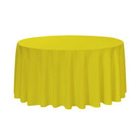 Nappe Ronde Blanche de 120 Pouces en Polyester Écologique Moderne Non Tissé pour la Maison et les Fêtes de Mariage – Vente en Gros Usine