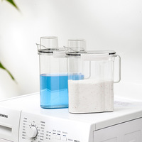 Boîte de rangement transparente et hermétique pour lessive avec personnalisation OEM/ODM pour organiser et maintenir la maison propre