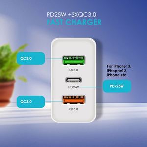 Best Selling Multifunctional 45W 2USB <b>Type</b>-<b>C</b> Super Travel Adapter QC3.0 Fast Charging PD Charger for iPhone Samsung Xiaomi - Product Image 5