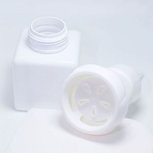 Hermosa Botella Dosificadora de Espuma con Forma de Flor, Envase Cosmético de Plástico PETG, Botella de Espuma para Jabón Facial, Uso Personal - Product Image 4