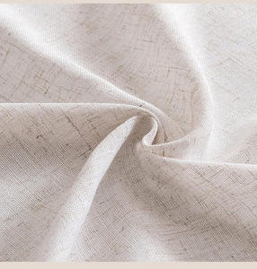 Rideaux de fenêtre semi-transparents prêts à poser en faux lin texturé avec œillets DaiRui pour la vente en gros de textiles de maison - Product Image 4