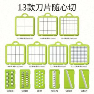 เครื่องหั่นผักแบบมือหมุน Amz Kitchen 1 ชิ้น ทำจากสแตนเลส ใช้กับเครื่องล้างจานได้ สำหรับหั่นผลไม้และผัก - Product Image 4