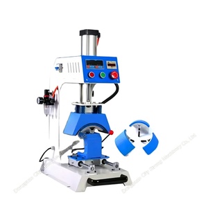 Heat Transfer Press Machine 4in1 Pneumatic Semi-Automatic Hot Stamping <b>Printer</b> 230x100mm Cap Cup T-Shirt Leather Logo Can - Product Image 1
