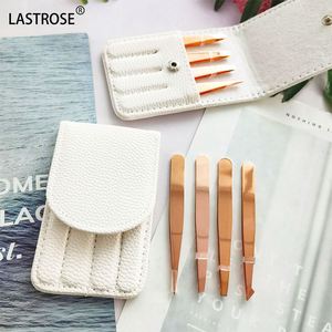 OEM Logo 4 Pieces Eyebrow Clip Set <b>Makeup</b> <b>Tool</b> Eyelash Tweezers Kit Eyebrow Clip Set - Product Image 1