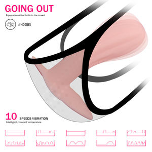 Vibrator dapat dipakai wanita terlaris dengan kontrol aplikasi g-spot & celana dalam stimulasi klitoris & cincin <span class=keywords><strong>Penis</strong></span> untuk pasangan - Product Image 5