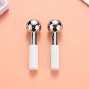 Facial Ice Globes Frio Quente Aço Inoxidável Rolo Facial Pele Beleza Spa Cooling Globo Massagem Bola Face Care Cryo Freeze <span class=keywords><strong>Stick</strong></span> - Product Image 4