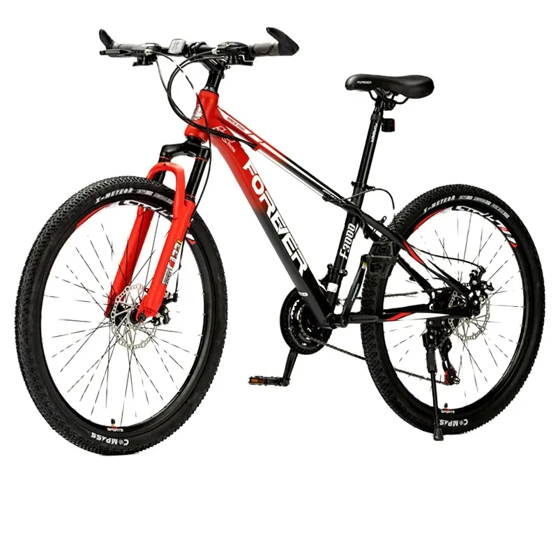Frein à disque pour adulte à vitesse variable de marque permanente livraison gratuite vélo tout-terrain VTT chaîne en acier HS 26 "jantes de vélo 22