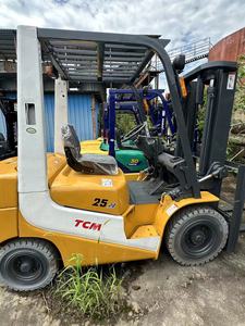 Montacargas TCM Usado Confiable de 2.5 Toneladas FD25 Diésel con Altura de Elevación de 3000 mm, Desplazamiento Lateral Opcional, Equipo de Construcción - Product Image 1