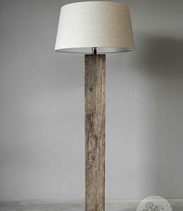 Beautiful Rustic Wooden Tree Trunk Floor Lamp New Design Country Cottage Outdoor Decorative <b>Chestnut</b> Finish Office Art Decor - Product Image 4