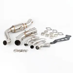 REALZION moto Full Systems tubo anteriore di scarico modificato Header Slip On Pipe per YAMAHA YZF MT09 2021 +