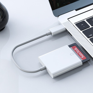 Lector de Tarjetas SD Tipo-C para Teléfono Móvil y Computadora, Adaptador de Alta Velocidad para Tarjetas de <span class=keywords><strong>Memoria</strong></span> TF, <span class=keywords><strong>Cable</strong></span> Externo, Directo de Fábrica - Product Image 4