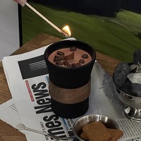 Bougie parfumée au café personnalisée en gros, bougies artisanales au café glacé, coffret cadeau, bougie parfumée au café