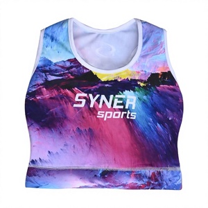 Sujetador Deportivo para Mujer, Súper Suave y Transpirable, para Gimnasio, Yoga, Entrenamiento, Impresión por Sublimación Personalizada, Alta Calidad, Sin Costuras - Product Image 1