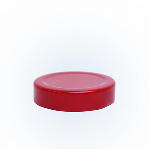 Elegante Tapa Metálica Roja de 58 mm con Cierre Giratorio para Frascos de Vidrio, Sellado Hermético, Diseño Personalizado OEM - Product Image 1