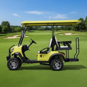 Camion électrique à 4 roues pour 6 personnes, chariot de golf - Product Image 1