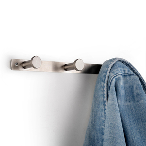 7200351ตะขอแขวนผนังและชั้นวางเสื้อโค้ทโลหะนิกเกิลแฮมิลตันซาติน - Product Image 3