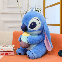 Boneka Stitch Bayi Peluk Botol, Boneka Stitch Star Bayi, Boneka Kain, Bantal Boneka, Mainan Boneka Grosir