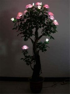 Red Led <strong>Lighted</strong> Cherry Blossom Tree <strong>Branches</strong> Led Tree Light Pine Leaf - Product Image 5