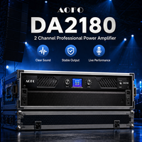 Amplificateur de puissance numérique 2 canaux 1800W avec affichage, amplificateur professionnel haute puissance pour DJ, sonorisation, haut-parleur, caisson de basses, audio haute résolution XLR