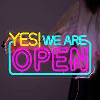 Letrero Luminoso LED de Neón Personalizado para Publicidad en Oficinas, Hoteles, Tiendas, Decoración Multicolor, Logotipo Personalizado para Negocios