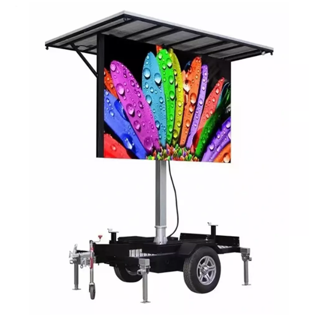 Outdoor High Brightness P4 P5 P6 P8 P10 Mini Mobile Led Screen Display Trailers
