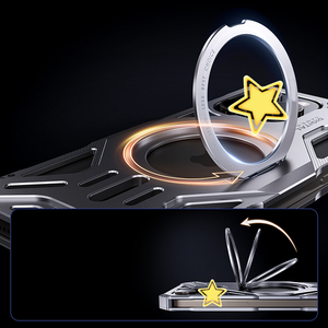 Sang Trọng Có Thể Tháo Rời Hợp Kim Hollow Magnetic Điện Thoại Di Động Trường Hợp Đối Với iPhone 16 <span class=keywords><strong>15</strong></span> 14 13 Pro Max Chống-Nhiệt Vỏ Nhôm Thiết Kế Thể Thao - Product Image 4