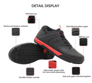 Chaussures de vélo de montagne Avitus, chaussures de vélo de route pour pédales plates, durables et offrant une bonne protection des orteils - Product Image 3