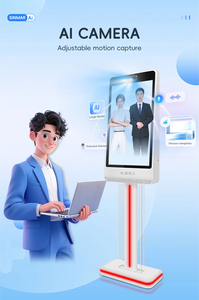 Quiosco Médico Inteligente con IA, Hardware para Interiores, con Base para Piso, Iluminación LED, Quiosco de Telemedicina Transparente con IA y Cámara - Product Image 4