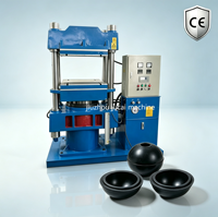 Presse de vulcanisation automatique à chaud pour caoutchouc et silicone certifiée CE, 50 tonnes, 100 tonnes, 200 tonnes, pour la vulcanisation de balles de tennis