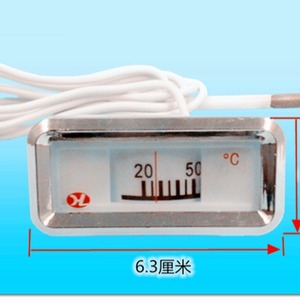 เครื่องวัดอุณหภูมิกาต้มน้ำ 6.3 ซม. จอแสดงผลแบบโลหะ 20-110C เครื่องวัดอุณหภูมิแบบฝังสำหรับเครื่องทำน้ำอุ่น - Product Image 1