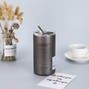 Style minimaliste en gros 350ML thé tasses à café voyage en acier inoxydable gobelet bouteilles tasses d'eau avec couvercle étanche - Product Image 6