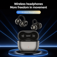 Nouveau casque sportif sans fil Q16 OWS à clip d'oreille, Bluetooth V6.0, IPX4, contrôle tactile, faible latence 8D, LED, pour la course et la gym
