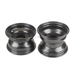 Đen 8 inch phía trước hoặc phía sau bánh xe trung tâm phù hợp cho 110cc-250cc ATV đi Kart UTV <span class=keywords><strong>Buggy</strong></span> Quad Dirt Bike 19x7-8 18x9.5-8 "chân không lốp bộ phận - Product Image 6