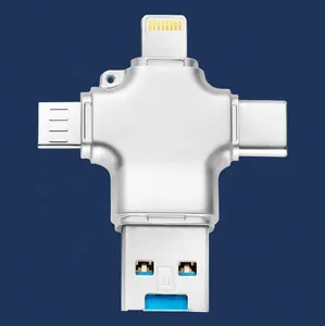 רב-פונקציה cle usb 2.0 3.0 usb פלאש נהג 16 32 64 128 256 512 gb usb חכם טלפון סוג c otg 4 ב 1 עט כונן