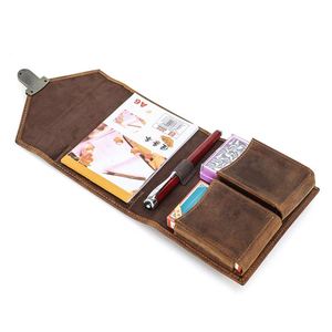 Retro Genuine Leather Cover Case Double Deck Poker Storage <b>Box</b> Card Holder Leather Storage Case for <b>Gaming</b> Cards - Product Image 4