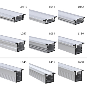 Offre Spéciale personnalisé <span class=keywords><strong>U</strong></span> forme Flexible LED <span class=keywords><strong>Alu</strong></span> boîtier canal extrusion encastré en aluminium pour panneaux muraux LED profil de bande lumineuse - Product Image 5