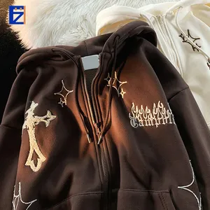 Kleidung japanische Hennya-Maske für Fleece Polo individuelles Design Viertel Reißverschluss Yzy blauer Anzug für schwarze Hoodies Herren